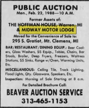 Midway Motor Lodge - Feb 14 1988 Article - Auction For Warren (newer photo)